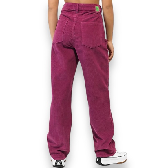 Empyre Tori 90s Berry Corduroy Skate Pants Size 10 - Picture 6 of 13